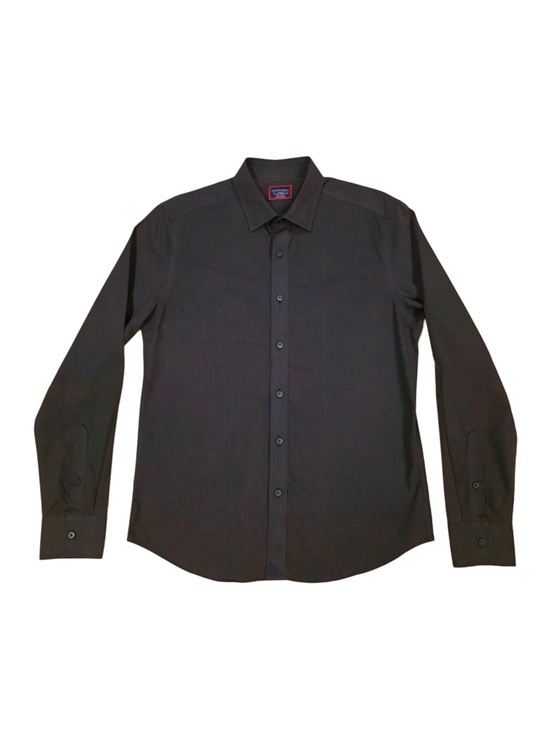 UNTUCKit Other - UNTUCKit Veneto WF Shirt Mens Medium Black Long Sleeve Button Down Regular Fit